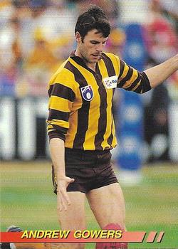 1994 Select AFL #111 Andrew Gowers Front